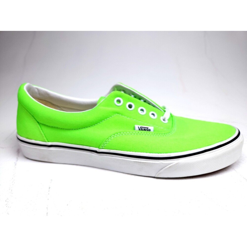 VANS Era  Neon Green Gecko / True White  Men's US Size 9.5